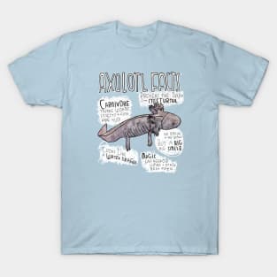 Axolotl Facts, Axolotl Steckbrief, Axolotl Funny T-Shirt